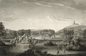 West Wycombe Park, graverad av William Woollett (1735-85) av William Hannan