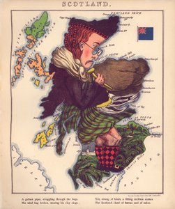 Geographical fun - being humoristic outlines of various countries, with an introduction and descriptive lines LOC 84675540-7 av William Harvey