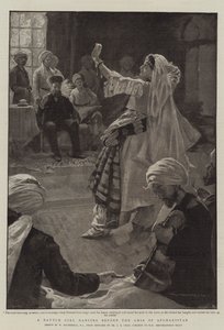 En nautchflicka dansar inför Afghanistans amir. av William Hatherell