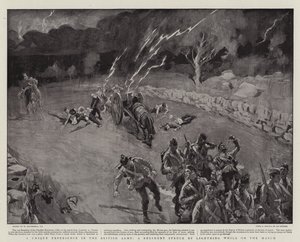 En unik upplevelse i den brittiska armén, ett regemente som drabbades av Lighting under mars av William Hatherell