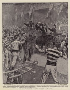 Mordet på kung Humbert i Monza av William Hatherell