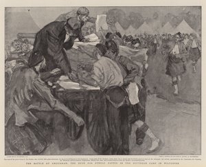 Slaget vid Omdurman, Rush for Sunday Papers i Southern Camp i Wiltshire av William Hatherell