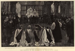 Mr Gladstones begravning i Westminster Abbey