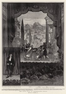 Latinspel på Westminster School av William Hatherell