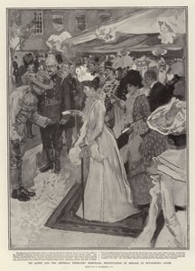 The Queen and the Imperial Yeomanry Hospitals, Presentation av medaljer i Devonshire House