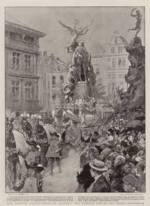 Vandycks jubileum i Antwerpen, Vandyckbilen i den stora processionen av William Hatherell