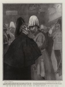Prinsen av Wales besök i Berlin, kejsarens hälsning på Lehrte-stationen av William Hatherell