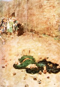 Steningen av Stefan av William Hatherell