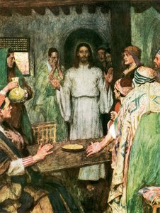 Sedan kom Jesus och ställde sig mitt ibland dem av William Hatherell