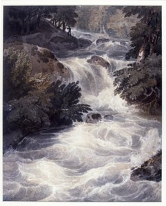 Vattenfallet vid Ambleside, sett genom ett fönster, 1807