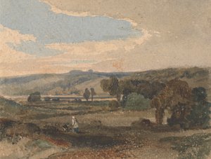 Walesiskt landskap av William Havell