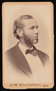 Porträtt av Gerry Whiting Hazleton 1829-1920, före 1876. av William Hayward Sherman