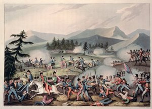 Slaget vid Barrosa, 5 mars 1811, etsat av I. Clarke, akvatinterat av M. Dubourg, 1811 (akvatint) av William Heath