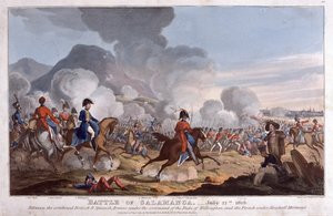 Slaget vid Salamanca den 22 juli 1812, publicerat 1821 (akvatint)