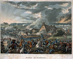 Slaget vid Waterloo 1815, tavla 29 från "Wellington