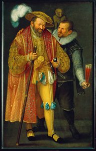 Två dårar ... (målning på duk) av William Heath