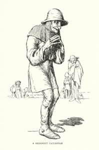 En Redsnout Catchpole (litho) av William Heath Robinson