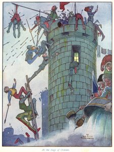 Vid belägringen av Orleans av William Heath Robinson