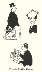 Konverterade bröllopspresenter (litho) av William Heath Robinson