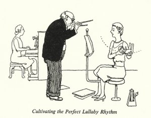 Odla den perfekta vaggvisans rytm (litho) av William Heath Robinson