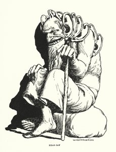 Hör-säga (litho) av William Heath Robinson