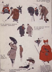 Hur du kan upptäcka din sanna golfspelare från den vanliga mannen på gatan av William Heath Robinson
