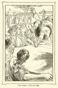 Illustration för Don Quijote (litho) av William Heath Robinson