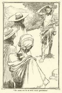 Illustration för Don Quijote (litho) av William Heath Robinson