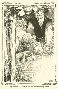 Illustration för Don Quijote (litho) av William Heath Robinson