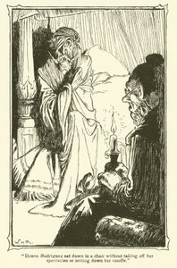 Illustration för Don Quijote (litho) av William Heath Robinson