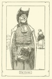 Illustration för Don Quijote (litho) av William Heath Robinson