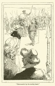 Illustration för Don Quijote (litho) av William Heath Robinson