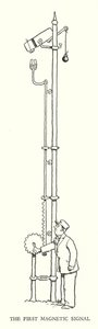 Illustration för Railway Ribaldry av W Heath Robinson (litho) av William Heath Robinson
