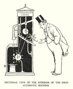 Illustration för Railway Ribaldry av W Heath Robinson (litho) av William Heath Robinson