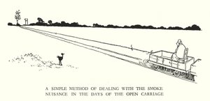Illustration för Railway Ribaldry av W Heath Robinson (litho) av William Heath Robinson