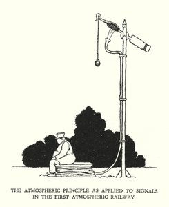 Illustration för Railway Ribaldry av W Heath Robinson (litho) av William Heath Robinson