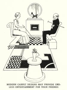 Modern mattdesign kan ge oändlig underhållning för dina vänner (litho) av William Heath Robinson