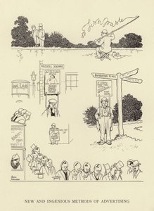 Nya och geniala metoder för reklam av William Heath Robinson