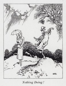 Ingenting görs! (litho) av William Heath Robinson