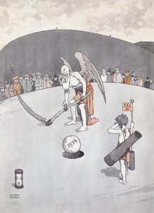 Ta ut det gamla hålet (penna och bläck) av William Heath Robinson