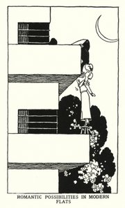 Romantiska möjligheter i moderna lägenheter (litho)
