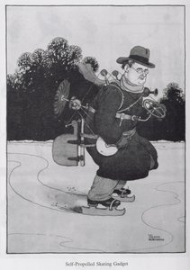 Självgående skridskoutrustning, illustration från 