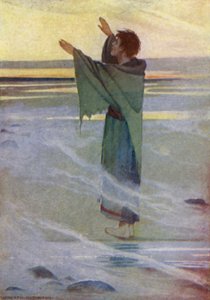 Berättelser från Chaucer (färg litho) av William Heath Robinson
