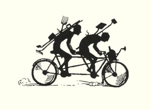 The End (litho) av William Heath Robinson