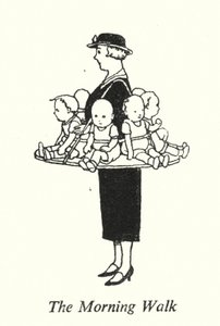 Morgonpromenaden (litho) av William Heath Robinson