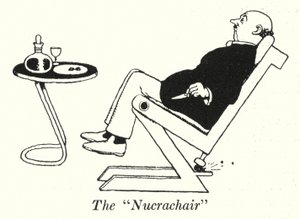 "Nukrastolen" (litho) av William Heath Robinson