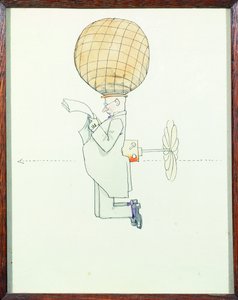 Det personliga flygresesystemet för herrar av William Heath Robinson