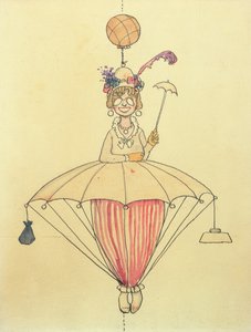 Det personliga flygresesystemet för damer av William Heath Robinson