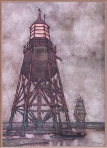 De kustvisa ljusen i England av William Heath Robinson