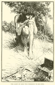 Synen av guld var giftig för hans ögon av William Heath Robinson